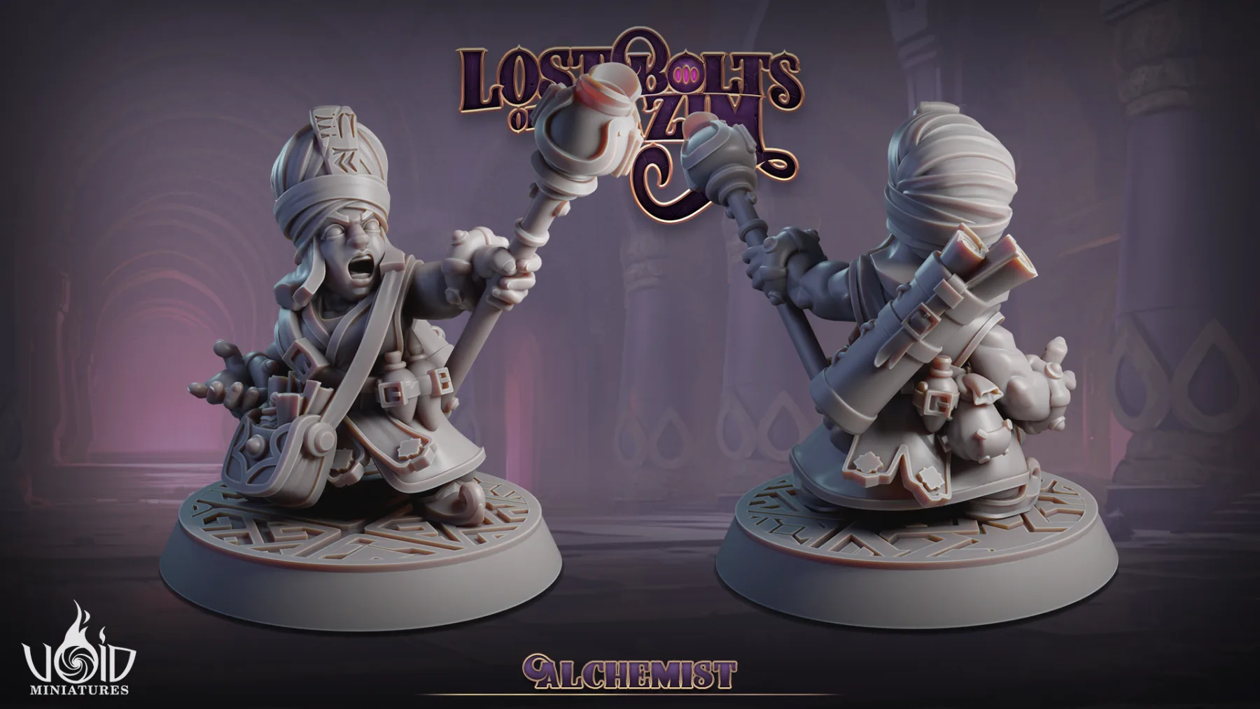 Alchemist 01 — Front and back render: Alchemist 01