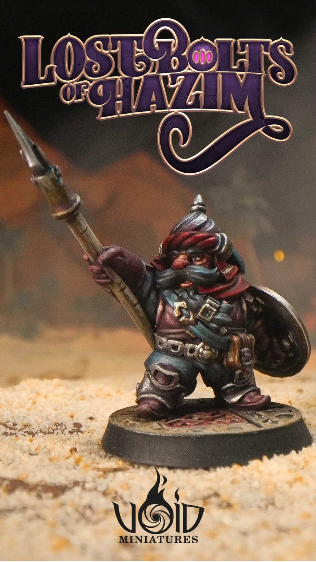 Caravan Guard 04 — Painted miniature: Caravan Guard 04