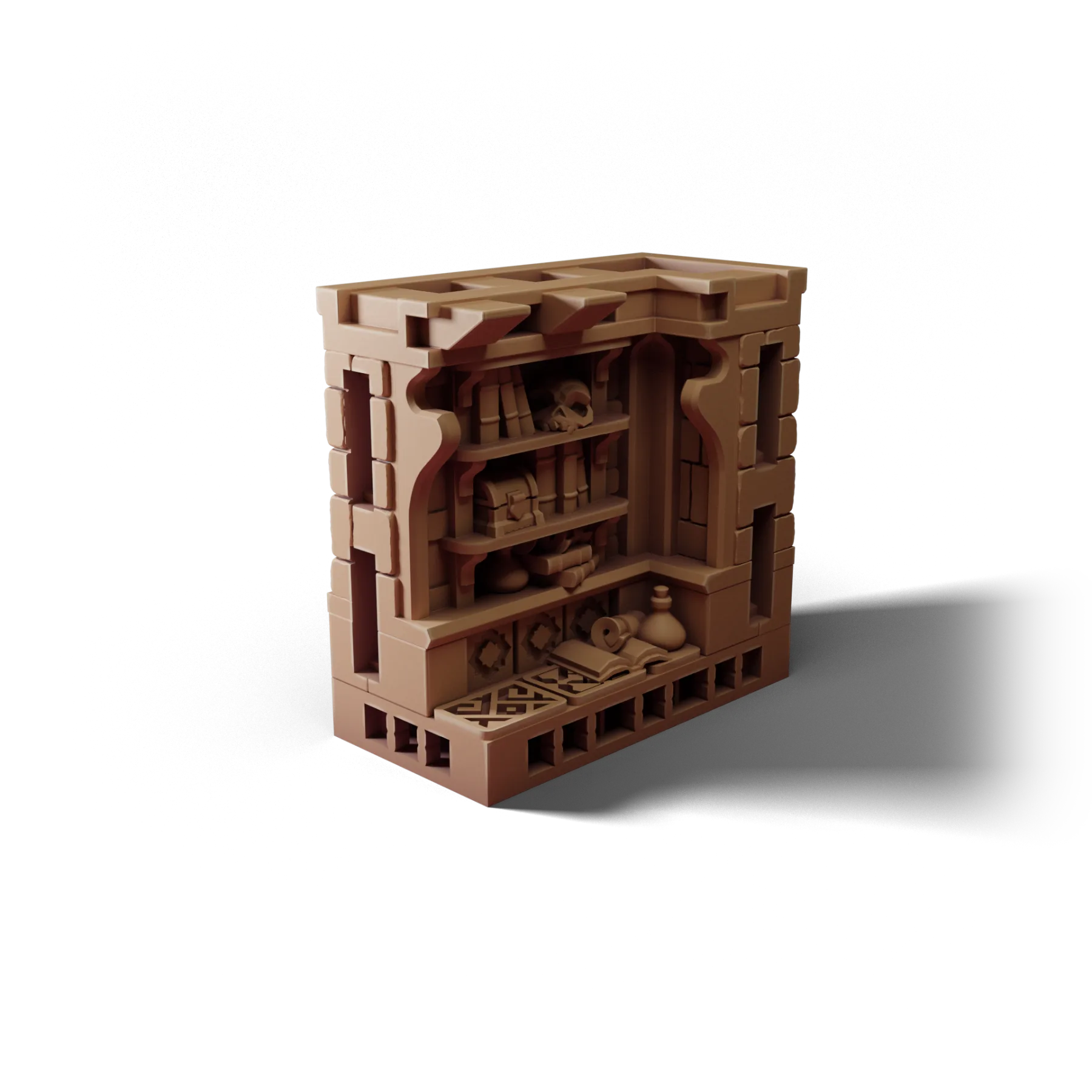 Corner 2×1 A — Corner 2×1 A — clean clay render