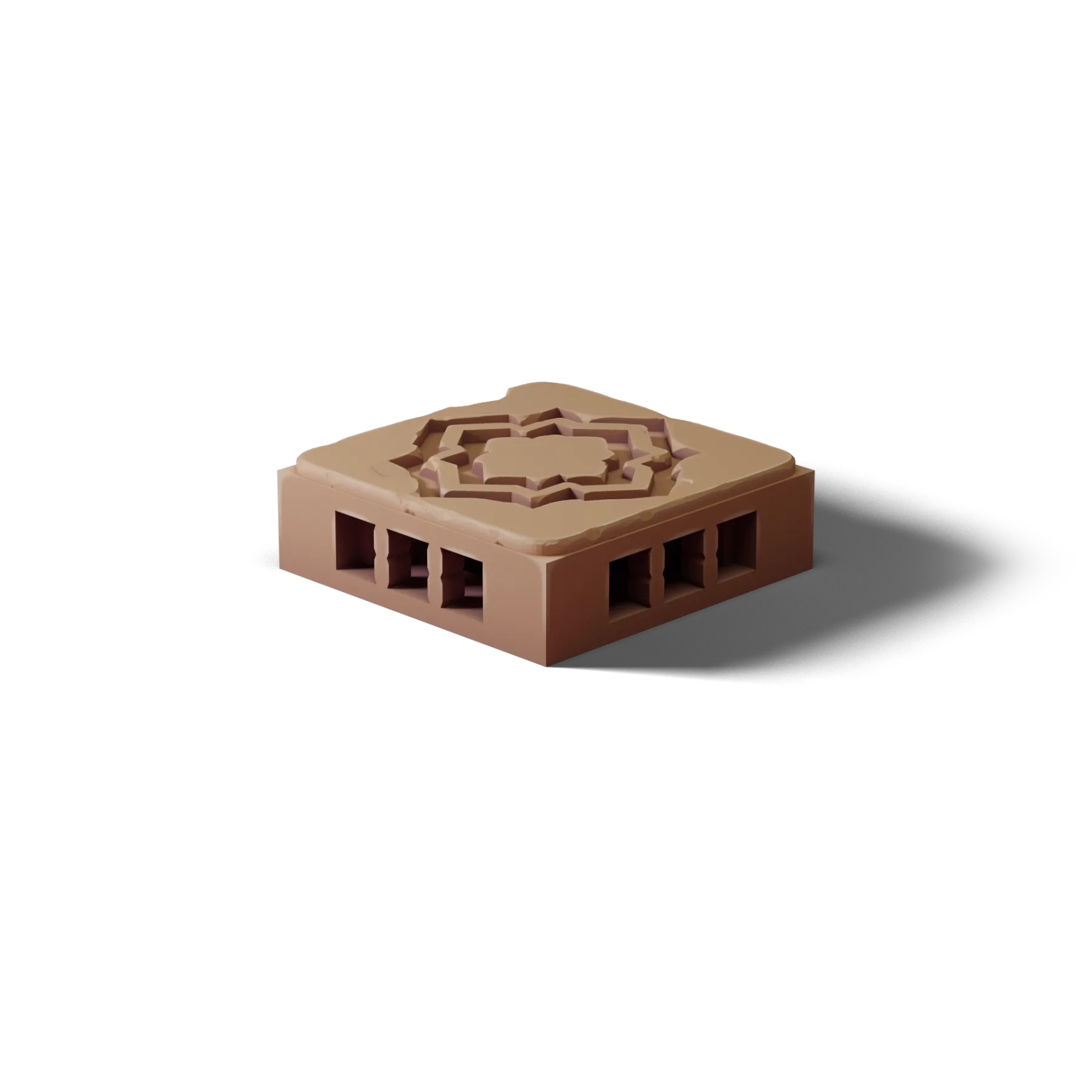 Floor 1×1 C — Floor 1×1 C — clean clay render