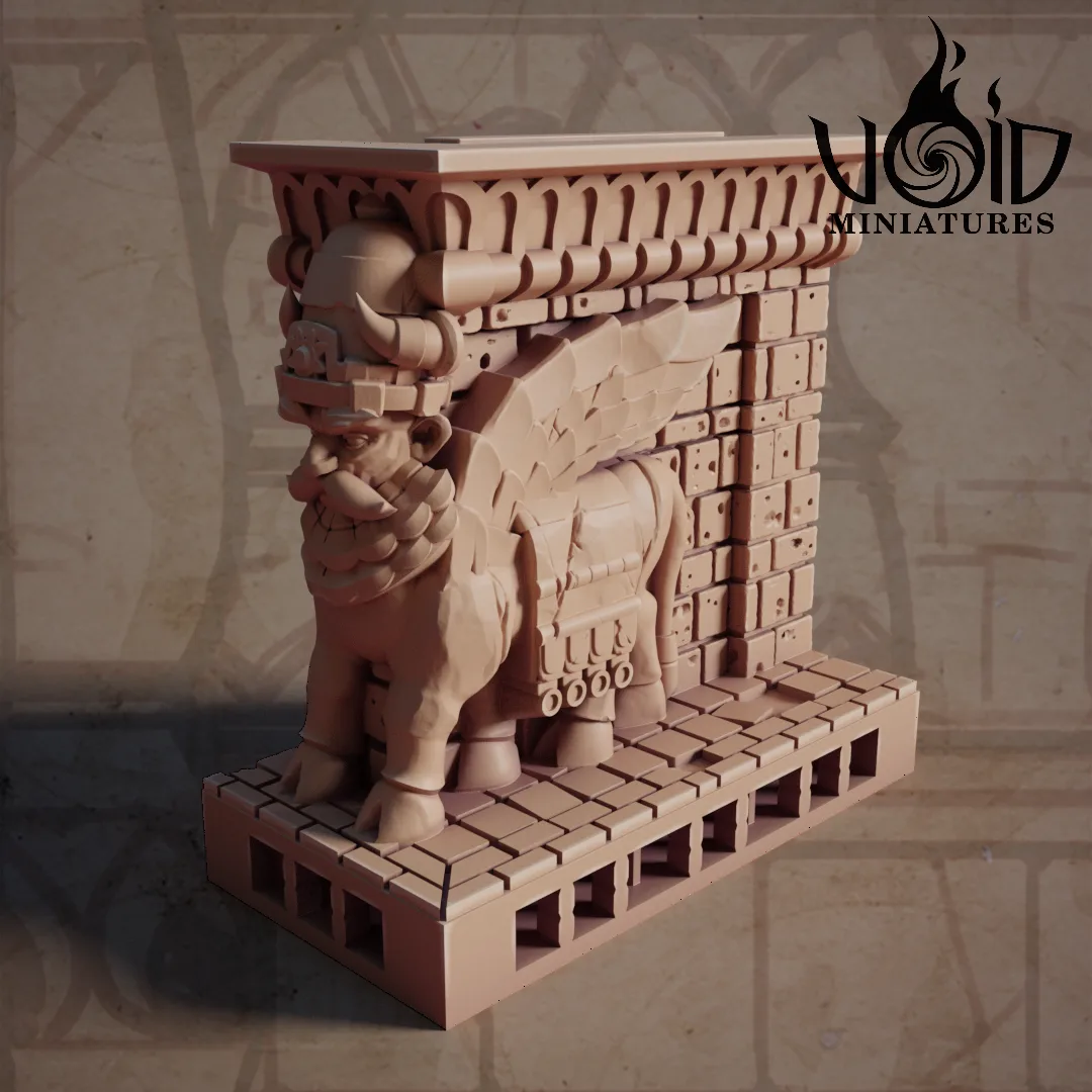 Corner 2×1 Lamassu — Corner 2×1 Lamassu — catalogue card