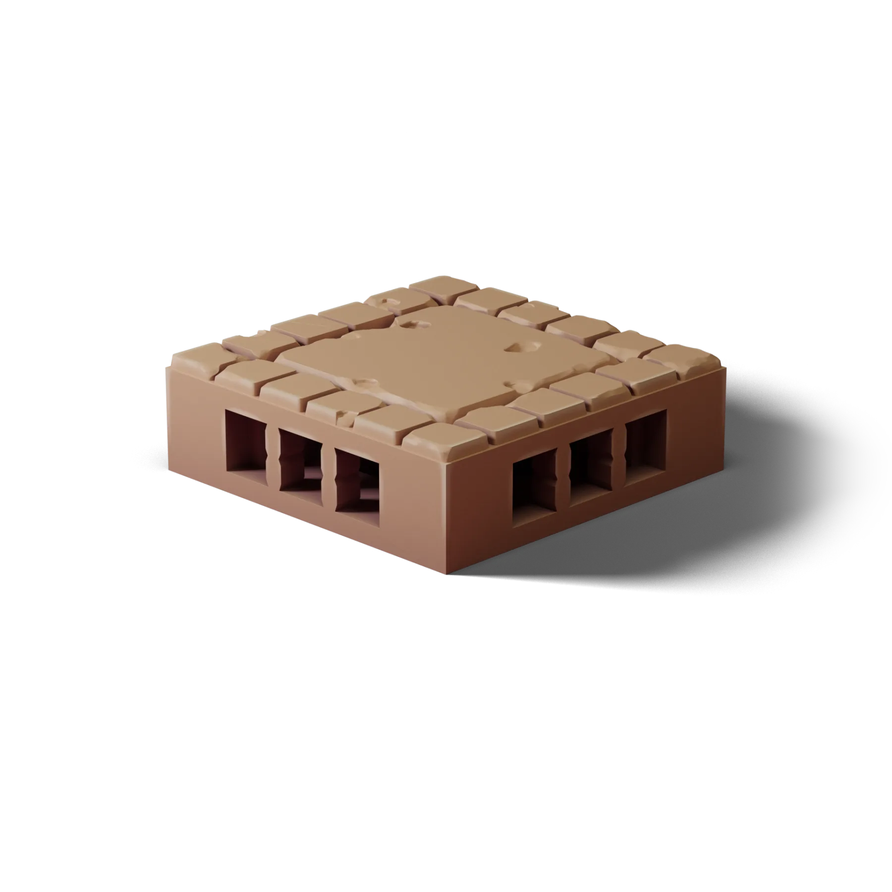 Floor 1×1 C — Floor 1×1 C — clean clay render