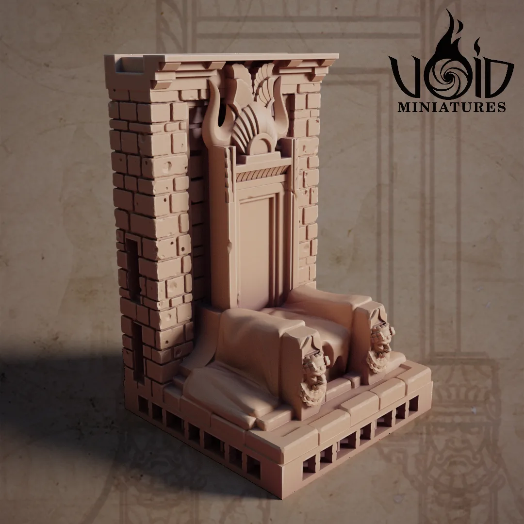 Wall 2×1 Big B Throne — Wall 2×1 Big B Throne — catalogue card