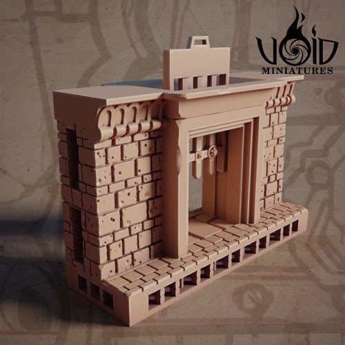 Door 3x1 A scenery render — The Deadstones of Uhrk