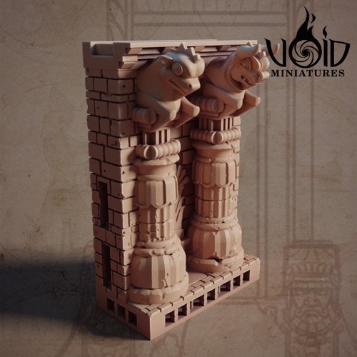Wall 2x1 Big A scenery render — The Deadstones of Uhrk