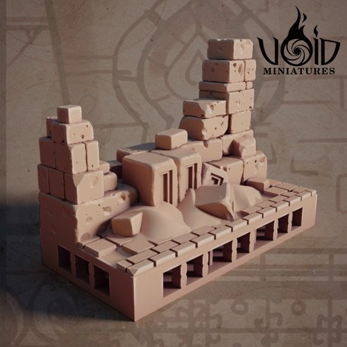 Wall 2x1 E scenery render — The Deadstones of Uhrk