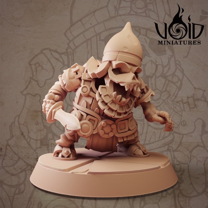 Soldier 01 miniature render — The Deadstones of Uhrk