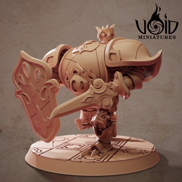 Zharrier 03 miniature render — Lost Bolts of Hazim