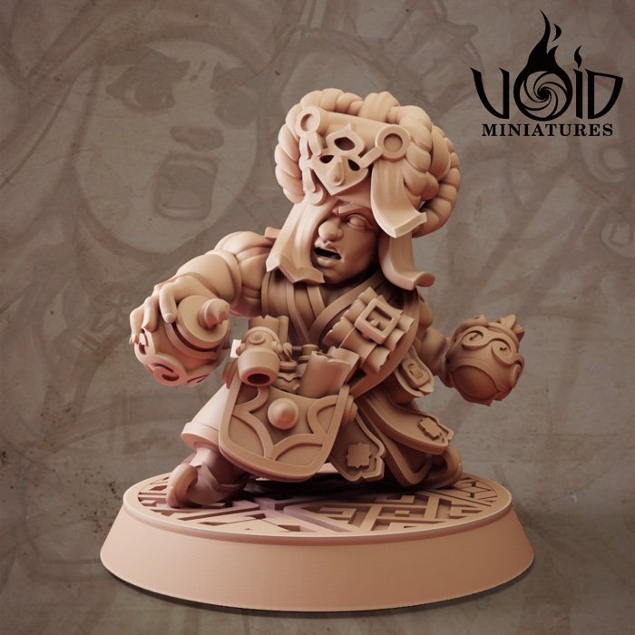 Female Alchemist 02 miniature render — Lost Bolts of Hazim