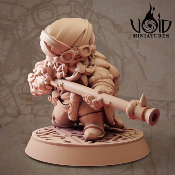 Male Tracker 01 miniature render — Lost Bolts of Hazim