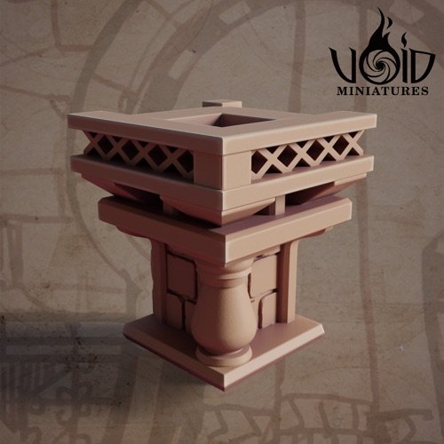 Corner 1x1 Top B scenery render — Lost Bolts of Hazim