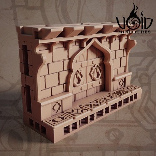 Door 3x1 A scenery render — Lost Bolts of Hazim