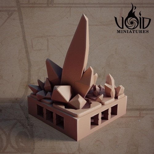 Floor 1x1 Crystals A scenery render — Lost Bolts of Hazim