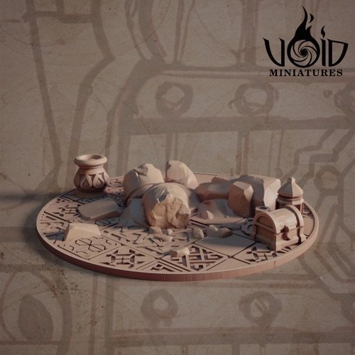 Mekalooter Base scenery render — Lost Bolts of Hazim