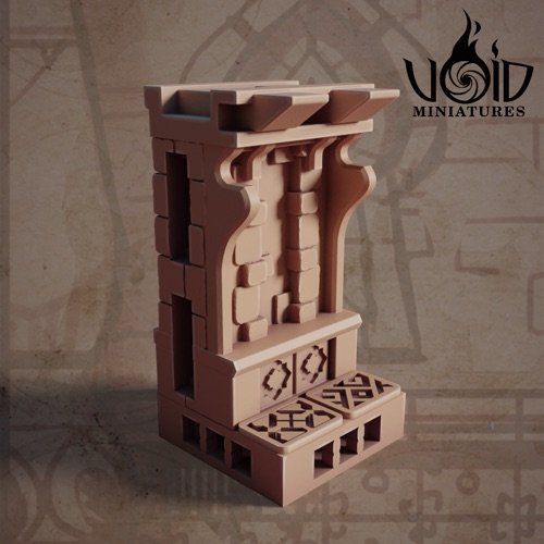 Wall 1x1 A scenery render — Lost Bolts of Hazim